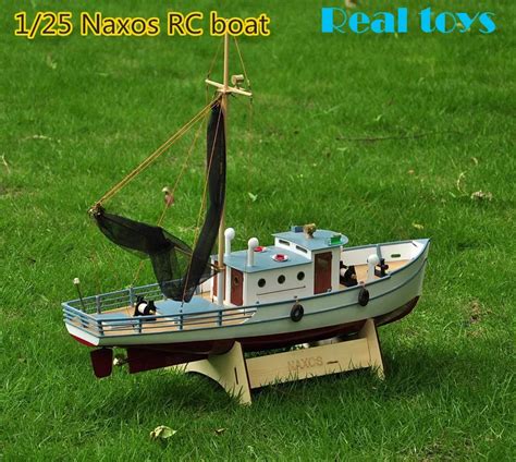 Aliexpress.com : Buy Classic fishing boat model Scale 1/25 NAXOS RC Fishing ship remote control ...