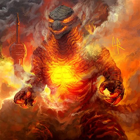 BURNING GODZILLA by Kevin Chapman : r/Monsterverse