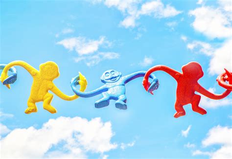 Free Images : cloud, sky, colourful, toy, illustration, monkeys, computer wallpaper, barrel of ...