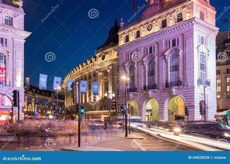 Piccadilly Circus in Night, London Editorial Stock Photo - Image of piccadilly, dusk: 64828538