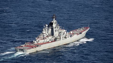 Heavy missile cruiser "Peter the Great" has worked out the air defense of Severomorsk - ВПК.name