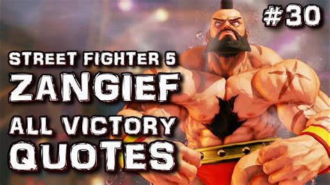 Zangief - All Victory Quotes / Street Fighter 5 [ZOOMED IN QUOTES ...