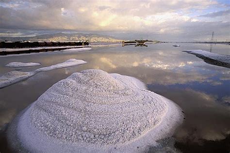 California, San Francisco Bay, Cargill salt ponds near Newark | David ...