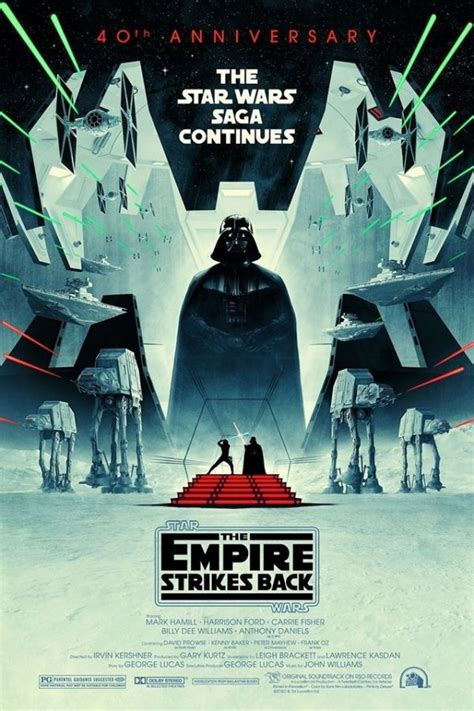 star wars the empire strikes back 40th anniversary poster