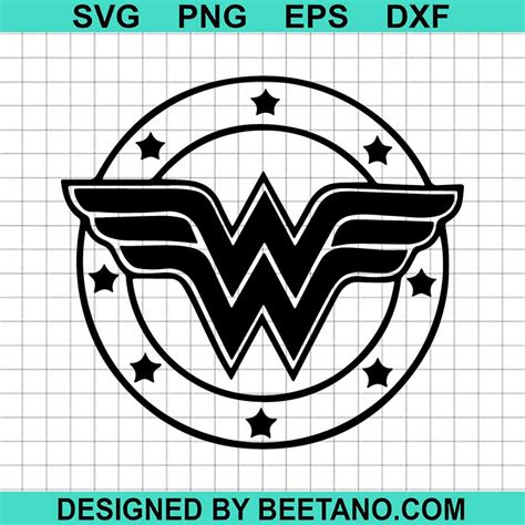 Wonder woman logo SVG cut file, Wonder woman SVG, Wonder woman SVG file ...