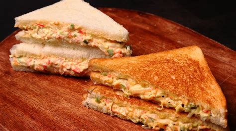 Veg Mayo Sandwich - 2 Ways | Aarti Madan