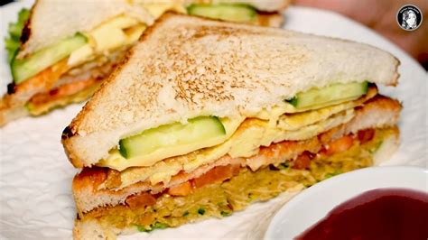 Shami Kabab Sandwich Recipe - Kids Lunch Box Idea - Breakfast Recipe - YouTube