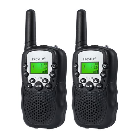 Children Walkie Talkies 2 pcs Long Range Kids Walky Talky UHF 446MHz 8 Channels Two-Way Radios ...