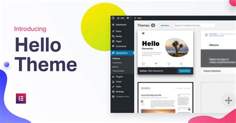 Hello Theme: The Fastest WordPress Theme | Elementor