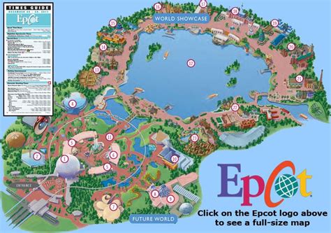 Epcot Map | Disney world epcot map, Epcot map, Epcot