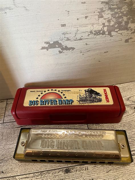 Hohner MS Big River Harp Harmonica Diatonic Series made in Germany red Plastic Case ...