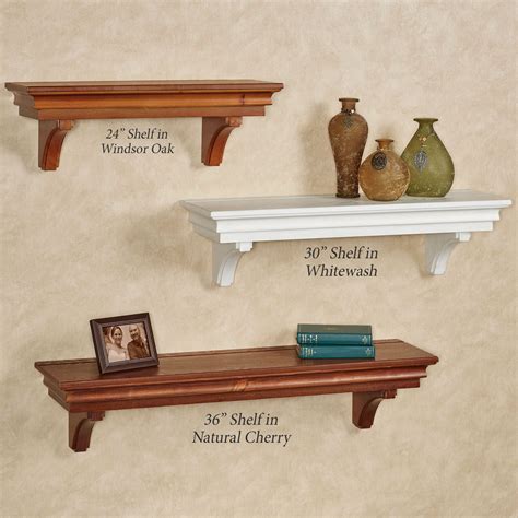 Easton Wooden Wall Display Shelf