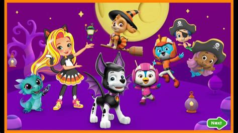 Nick Jr. Halloween Tricks and Treats Game with Bubble Guppies, Shimmer & Shine, Blaze, Team ...