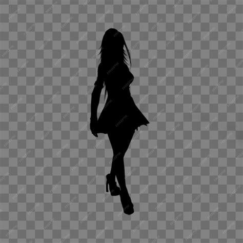 Premium PSD | Female silhouette png