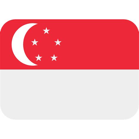 Singapore flag emoji clipart. Free download transparent .PNG | Creazilla