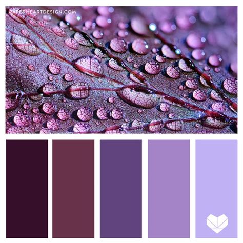 Color Palette: Pleasantly Purple — Paper Heart Design | Purple color ...