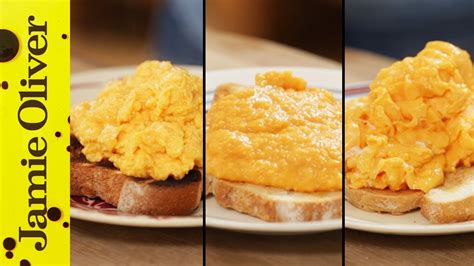 How To Make Perfect Scrambled Eggs - 3 ways | Jamie Oliver - Recipe Chronicle