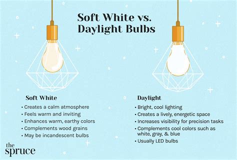 Soft White vs. Daylight Bulbs: When to Use Each Type