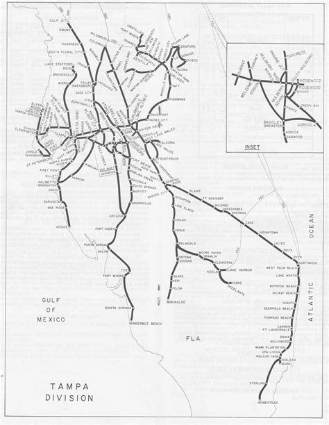 Seaboard System Railroad 1983 Tampa Division Map | Seaboard … | Flickr