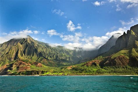 Napali Coast is one of the world's most beautiful coastlines