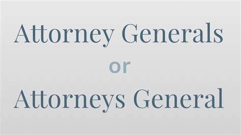 Attorney general Definition & Meaning - Merriam-Webster