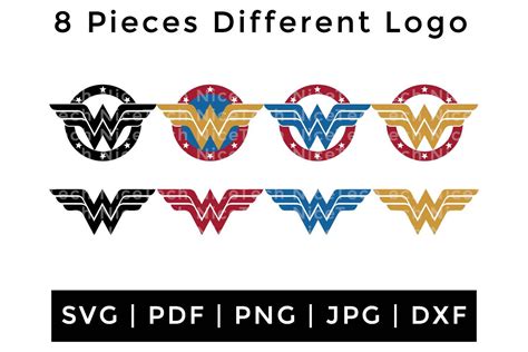 Wonder Woman Logo SVG EPS DXF PNG AI Vector Instant Download | ubicaciondepersonas.cdmx.gob.mx