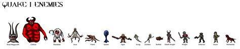 Quake 1 enemies by JackieTheFox on DeviantArt