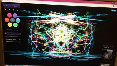 Weave Silk-Interactive Generative Art-(Video#22) - YouTube