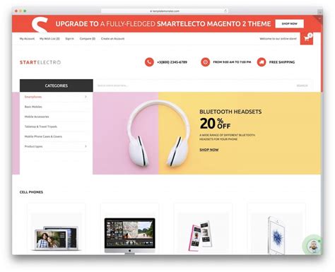 10 Free Magento Templates For Your eCommerce Sites 2020 - Colorlib