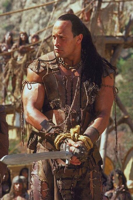 Dwayne Johnson in The Scorpion King (2002) | The rock dwayne johnson, Dwayne johnson movies ...