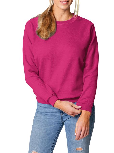 Gildan - Gildan Women's Athleisure Soft Cotton Crewneck Fleece Sweatshirt - Walmart.com ...