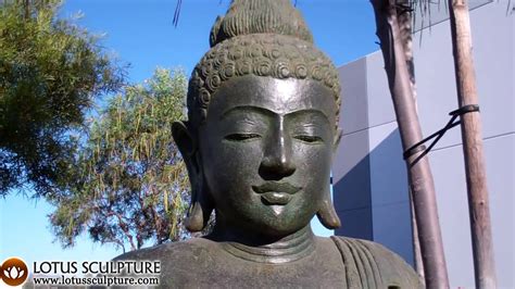 Stone Outdoor Buddha Garden Statue, Zen Garden Buddha Statue - YouTube