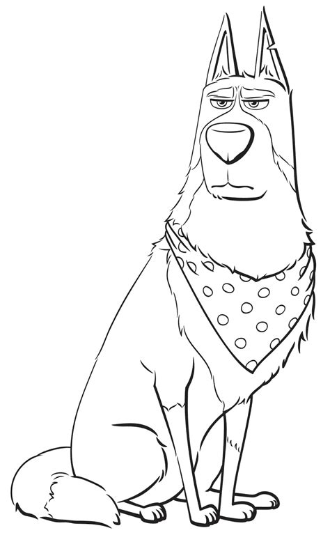 The Secret Life of Pets Coloring Pages to Print - Free Printable ...