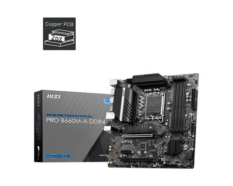 MSI Pro B660M-A DDR4 - Static