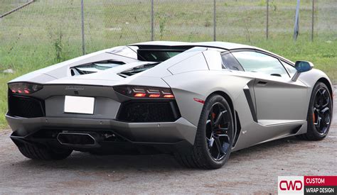 Lamborghini Aventador Gray Matte