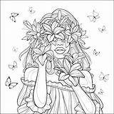 Premium Vector  Lady coloring sketch template