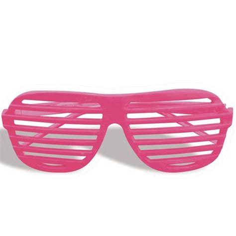 Underground Kulture Shutter Shades / Novelty Fun Shades Neon Pink | Neon pink, Pink costume ...