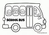 Bus Printable Template sketch template