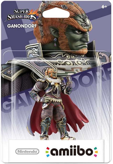 Nintendo Super Smash Bros Amiibo Ganondorf Mini Figure - ToyWiz