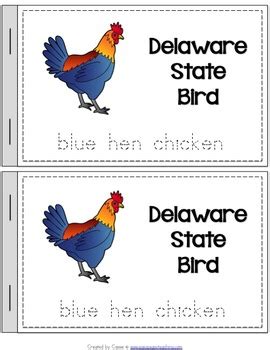 Delaware State Symbols Notebook by Easy Peasy Teaching | TPT