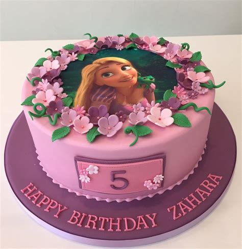 Rapunzel Birthday Cake Tangled Rapunzel Edible Image Birthday Cake Birthday Cake Ideas Rapunzel ...