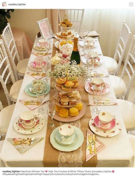 Afternoon tea | English tea party, High tea, Tea party table settings