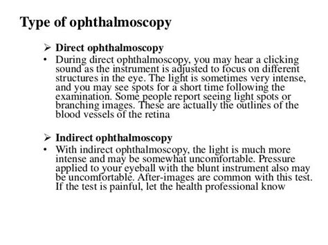 Ophthalmoscopy