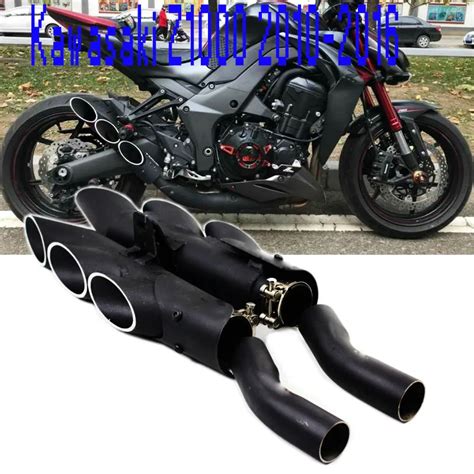 Z1000 Motorcycle Full System TOCE Exhaust Pipe Whole Set Muffler Link Mid Tube Pipe For Kawasaki ...