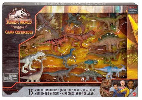 Jurassic World Camp Cretaceous Mini Action Dinos! Mini Figure 15-Pack 887961941845 | eBay