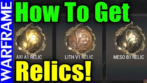 Prime Grind! How to Get and Farm Void Relics in Specters of the Rail - Warframe Guide [1080HD ...