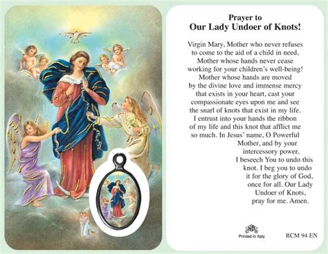 Printable Mary Undoer Of Knots Prayer - Printable Templates