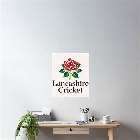 "Lancashire County Cricket Club" Poster for Sale by DenoyPict | Redbubble