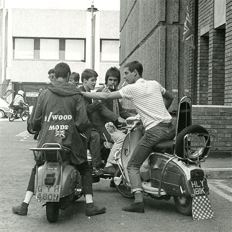 Mods on scooters in London, 1979 | © photo by Paul Wright Mo… | Flickr