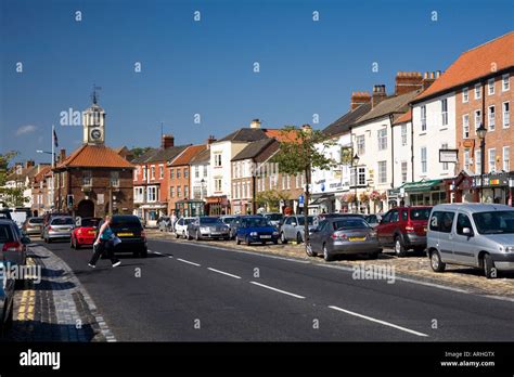 Yarm High Street Yorkshire Market Town now part of Stockton on Tees Cleveland Stock Photo - Alamy